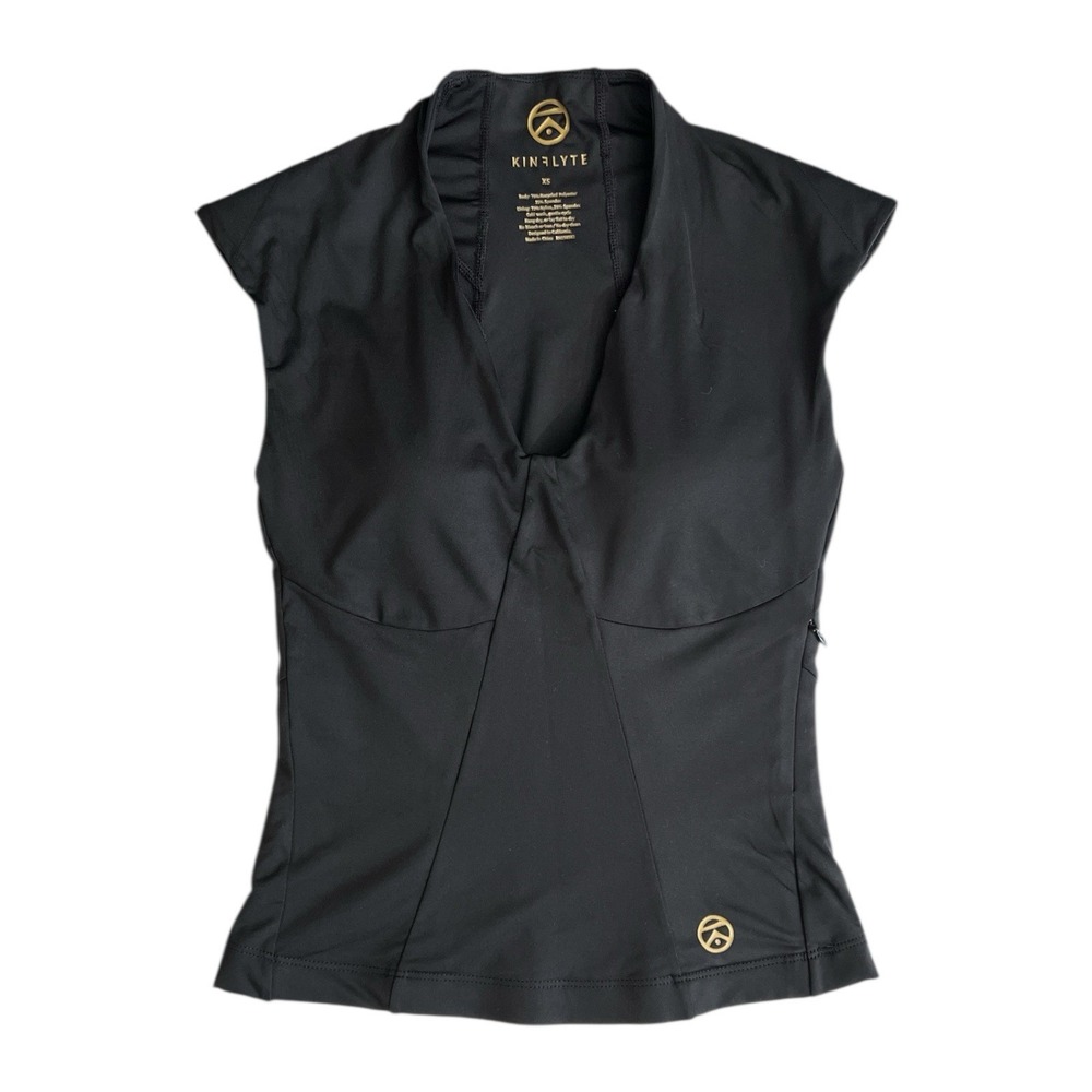Kinflyte‎ Unity V Top Black Posture Support Eco Jersey Size XS